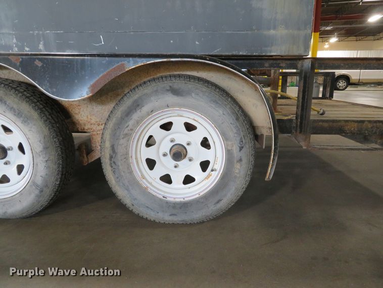 image for item DH1610 1998 Jet utility trailer with Old Hickory smoker