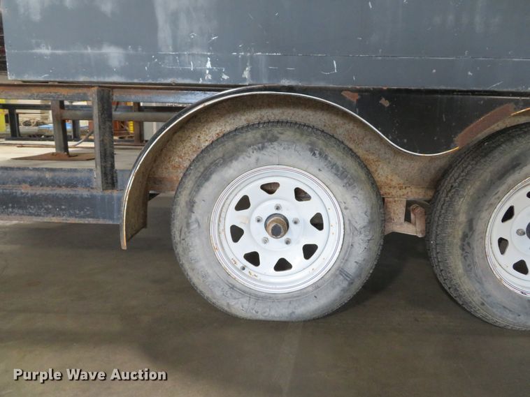 image for item DH1610 1998 Jet utility trailer with Old Hickory smoker