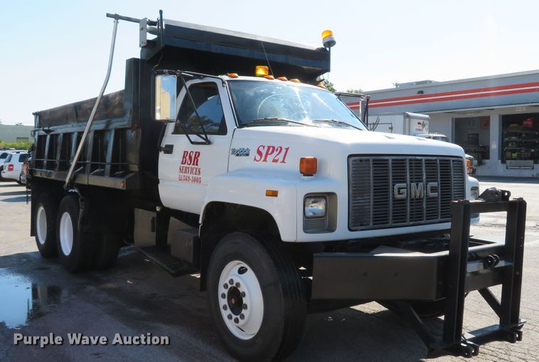 image for item DH1611 1996 GMC TopKick C6500 dump truck