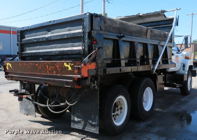image for item DH1611 1996 GMC TopKick C6500 dump truck