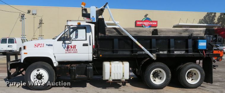 image for item DH1611 1996 GMC TopKick C6500 dump truck