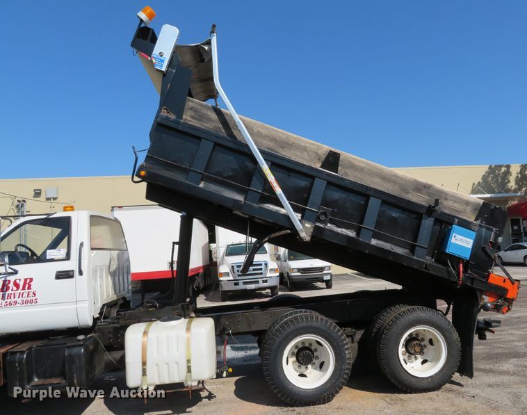 image for item DH1611 1996 GMC TopKick C6500 dump truck