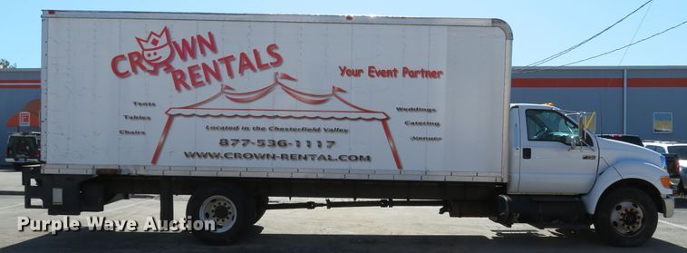 image for item DH1612 2006 Ford F750 Super Duty XLT box truck