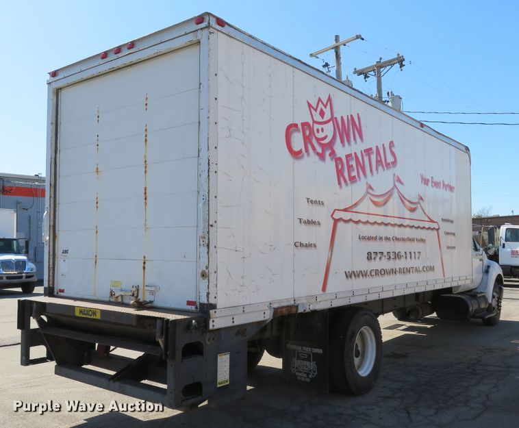 image for item DH1612 2006 Ford F750 Super Duty XLT box truck