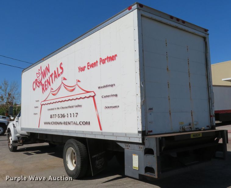 image for item DH1612 2006 Ford F750 Super Duty XLT box truck