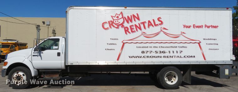 image for item DH1612 2006 Ford F750 Super Duty XLT box truck