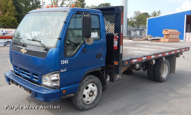 image for item DH2090 2006 Chevrolet W4500 dump flatbed truck