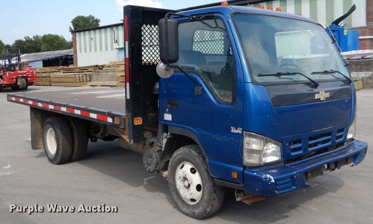 image for item DH2090 2006 Chevrolet W4500 dump flatbed truck