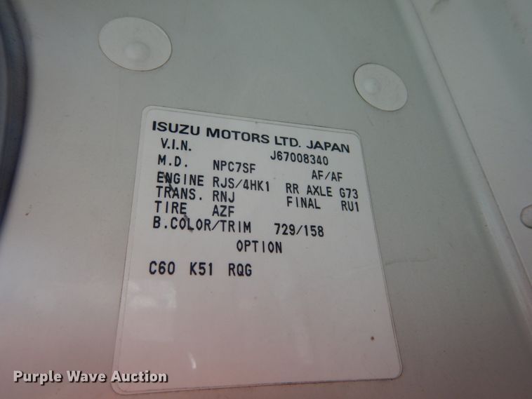 image for item DH2090 2006 Chevrolet W4500 dump flatbed truck