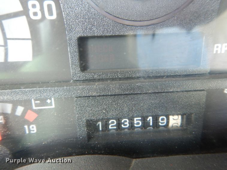 image for item DH2091 1999 GMC C6500 dump flatbed truck with Donkey forklift