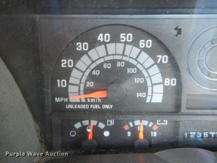 image for item DH2091 1999 GMC C6500 dump flatbed truck with Donkey forklift