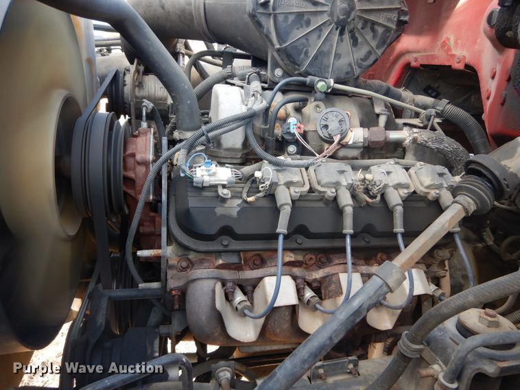 image for item DH2091 1999 GMC C6500 dump flatbed truck with Donkey forklift