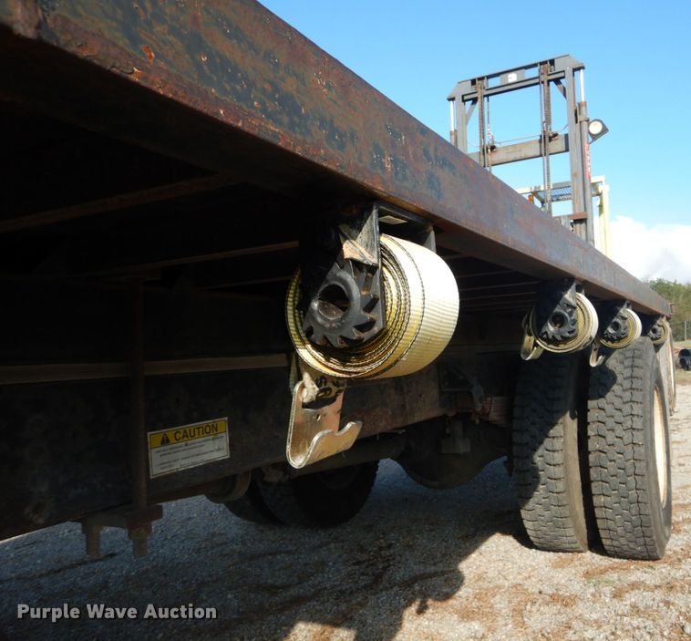 image for item DH2091 1999 GMC C6500 dump flatbed truck with Donkey forklift