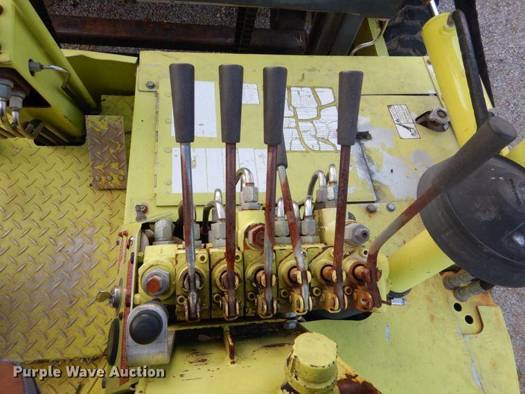 image for item DH2091 1999 GMC C6500 dump flatbed truck with Donkey forklift