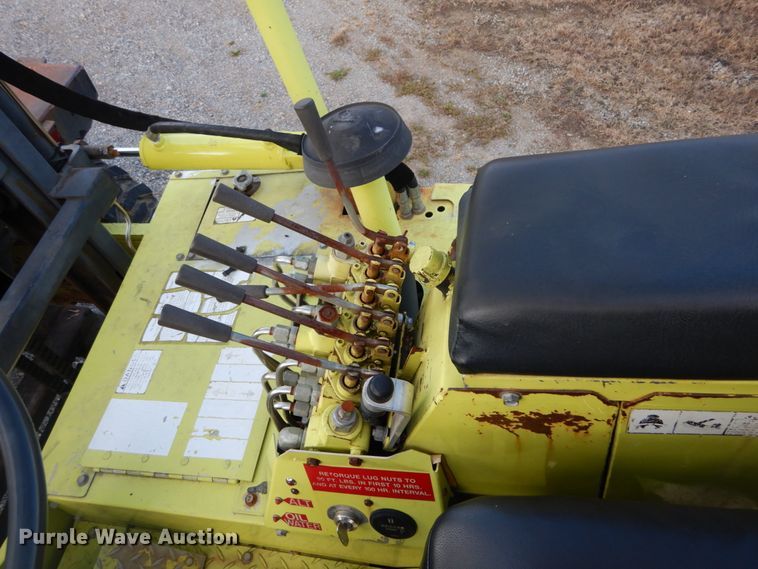 image for item DH2091 1999 GMC C6500 dump flatbed truck with Donkey forklift