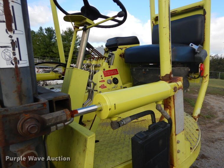 image for item DH2091 1999 GMC C6500 dump flatbed truck with Donkey forklift