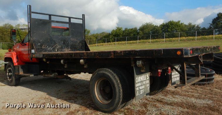 image for item DH2092 1994 GMC TopKick C5500 dump flatbed truck