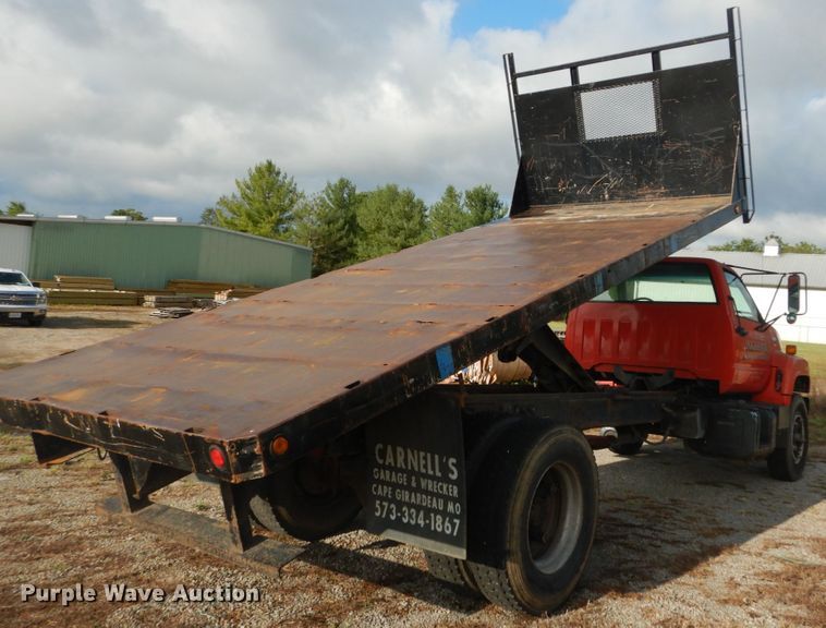 image for item DH2092 1994 GMC TopKick C5500 dump flatbed truck