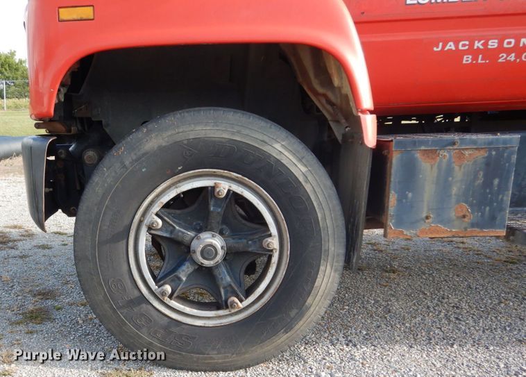 image for item DH2092 1994 GMC TopKick C5500 dump flatbed truck