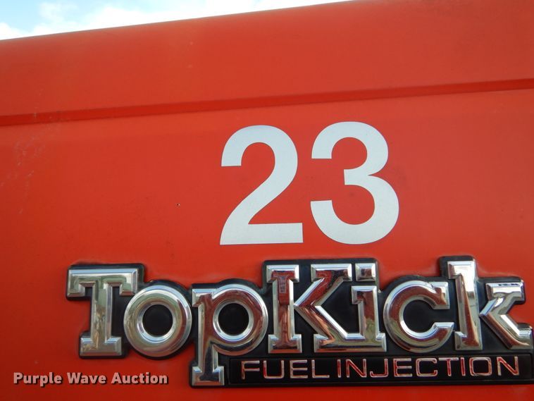 image for item DH2092 1994 GMC TopKick C5500 dump flatbed truck