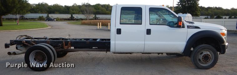 image for item DH2593 2013 Ford F450 Super Duty Crew Cab truck cab and chassis
