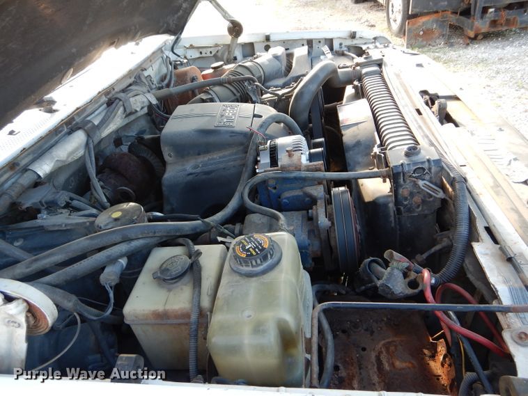 image for item DH6153 1995 Ford F350 dump bed pickup truck