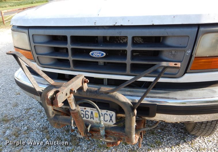 image for item DH6153 1995 Ford F350 dump bed pickup truck