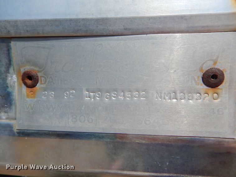 image for item DH6180 1992 Trailers Ltd LT9GS4532 toy hauler trailer