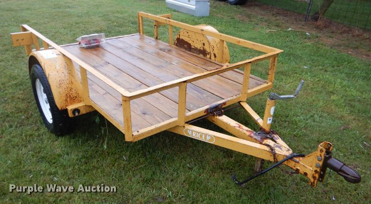 image for item DI2276 2003 Rice tilt deck utility trailer