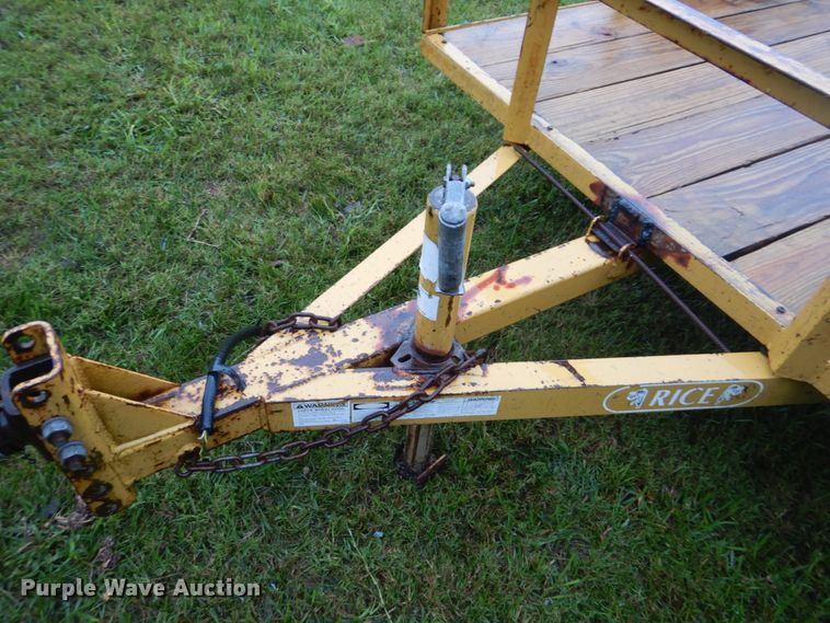 image for item DI2276 2003 Rice tilt deck utility trailer