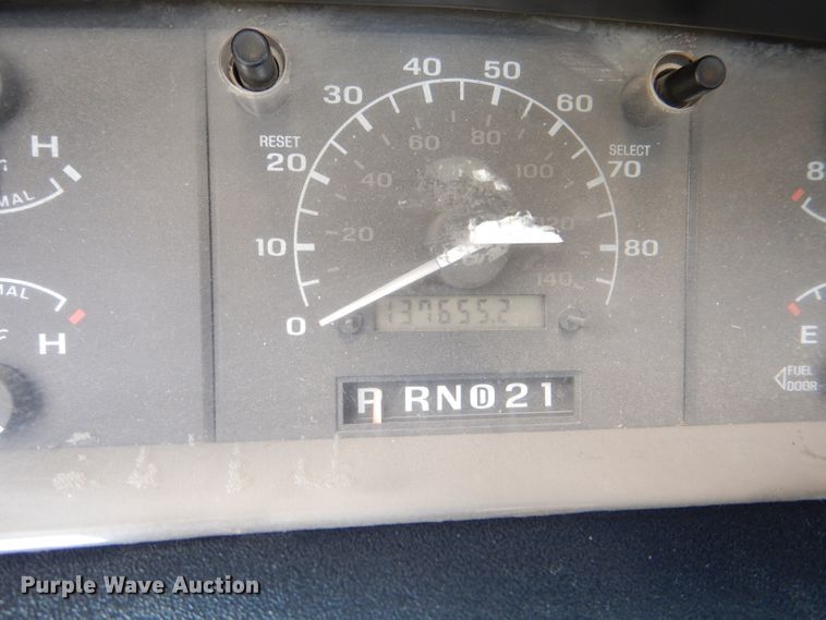 image for item DI2537 1997 Ford F350 XLT utility bed pickup truck