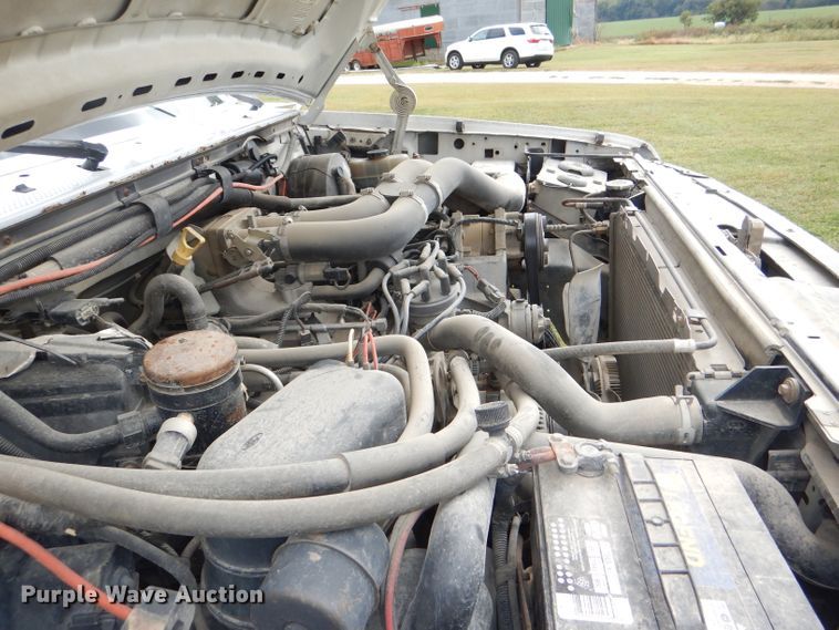 image for item DI2537 1997 Ford F350 XLT utility bed pickup truck