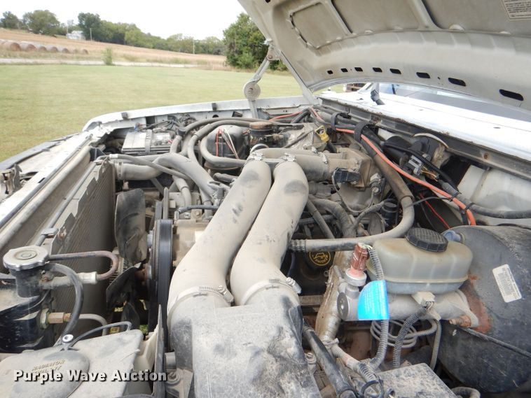 image for item DI2537 1997 Ford F350 XLT utility bed pickup truck