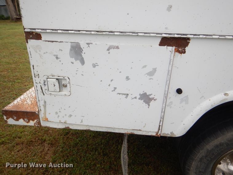 image for item DI2537 1997 Ford F350 XLT utility bed pickup truck