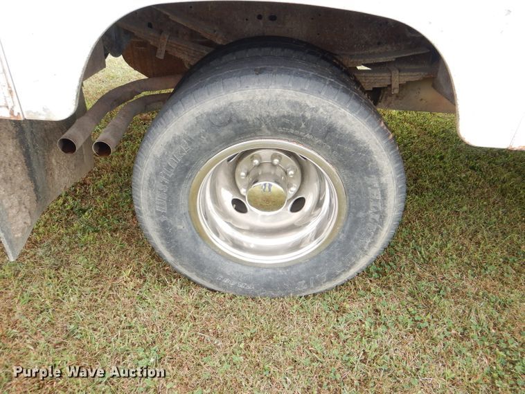 image for item DI2537 1997 Ford F350 XLT utility bed pickup truck