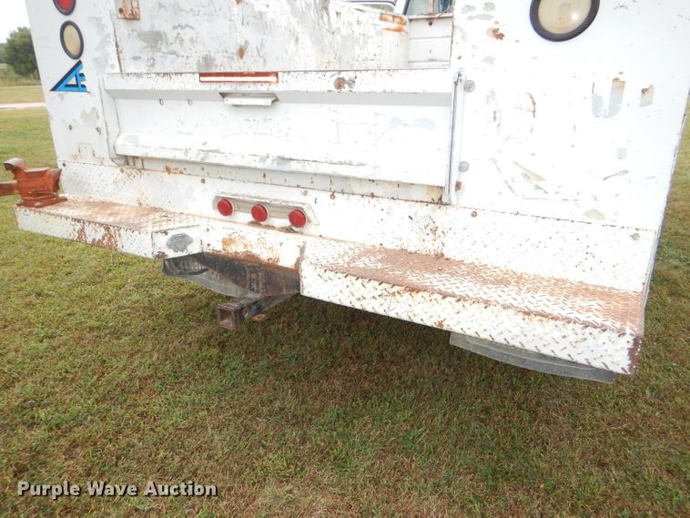 image for item DI2537 1997 Ford F350 XLT utility bed pickup truck