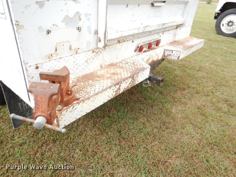 image for item DI2537 1997 Ford F350 XLT utility bed pickup truck