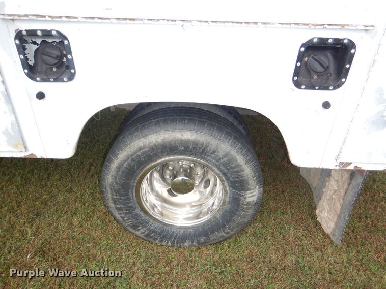 image for item DI2537 1997 Ford F350 XLT utility bed pickup truck