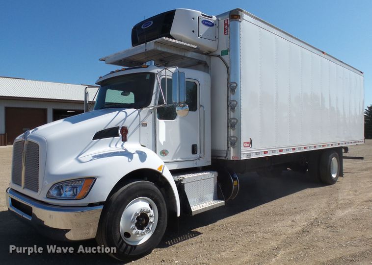 image for item EF9529 2018 Kenworth T270 refrigerated box truck