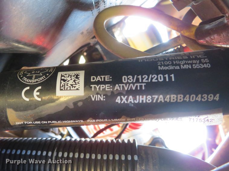 image for item EV9740 2011 Polaris Ranger RZR XP900 utility vehicle