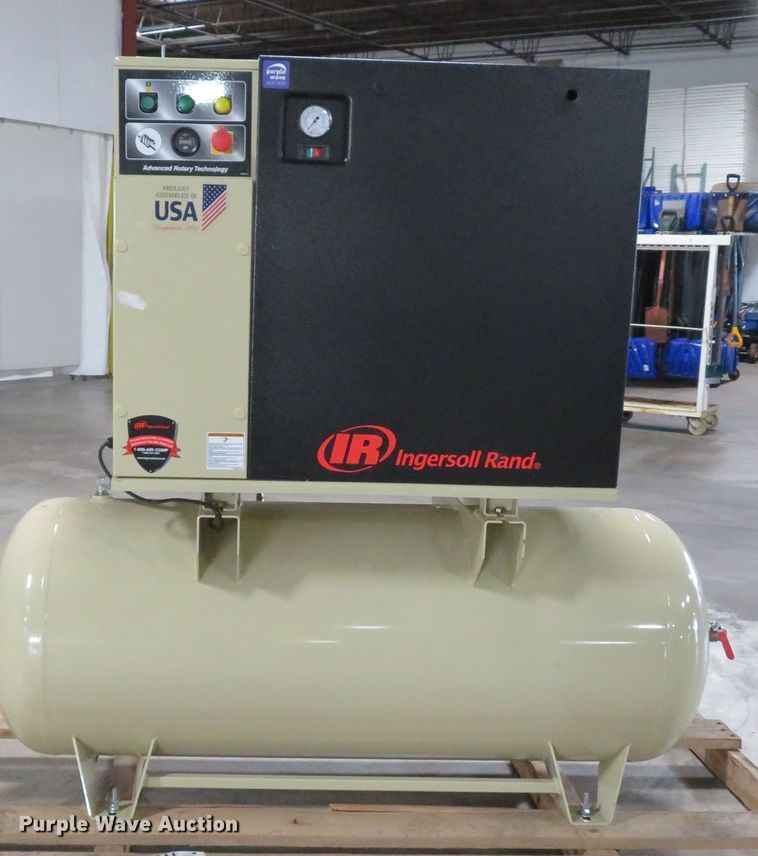 image for item EV9742 Ingersoll Rand UP6-15CTAS-150GRA rotary screw air compressor