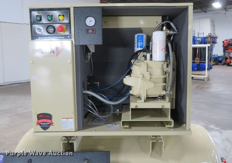 image for item EV9742 Ingersoll Rand UP6-15CTAS-150GRA rotary screw air compressor