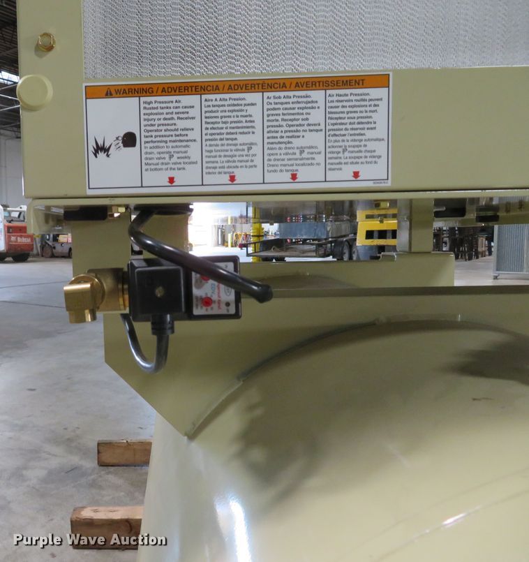 image for item EV9742 Ingersoll Rand UP6-15CTAS-150GRA rotary screw air compressor