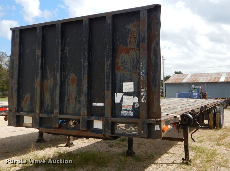 image for item EY9271 1986 Trailmobile F71T-5EAI flatbed trailer