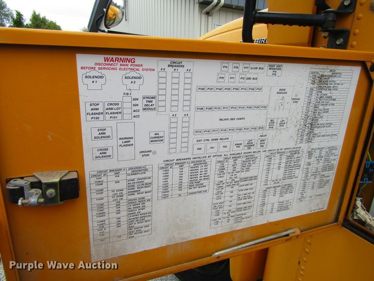 image for item FD9283 2002 Chevrolet Blue Bird school bus