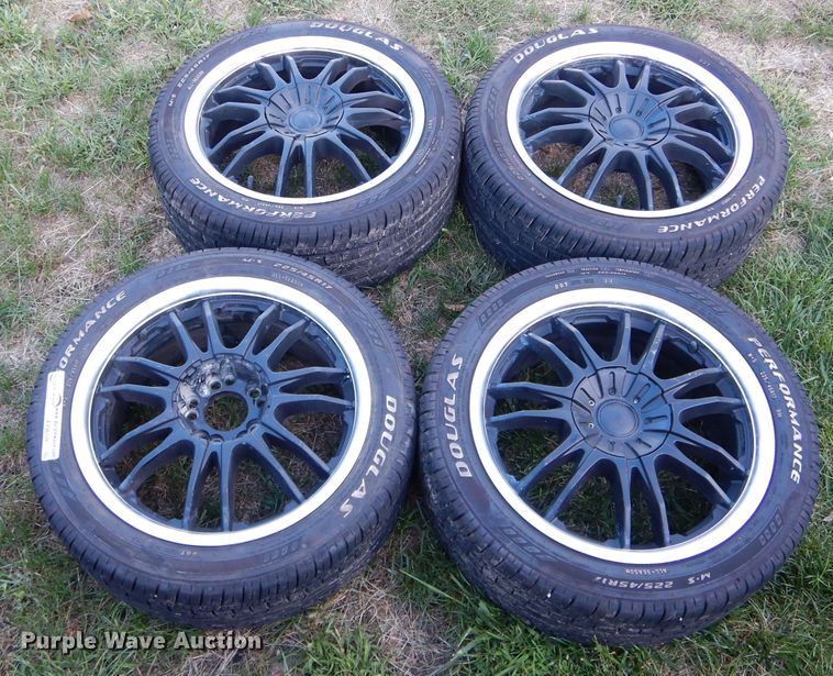 image for item FI9659 (4) Douglas Performance 225/45R17 tires and wheels