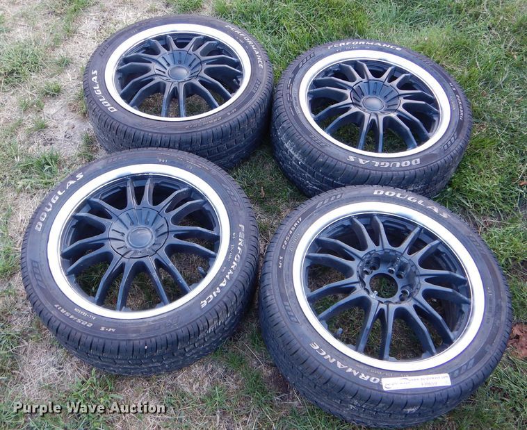 image for item FI9659 (4) Douglas Performance 225/45R17 tires and wheels