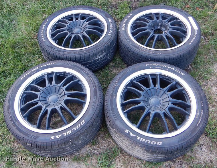 image for item FI9659 (4) Douglas Performance 225/45R17 tires and wheels
