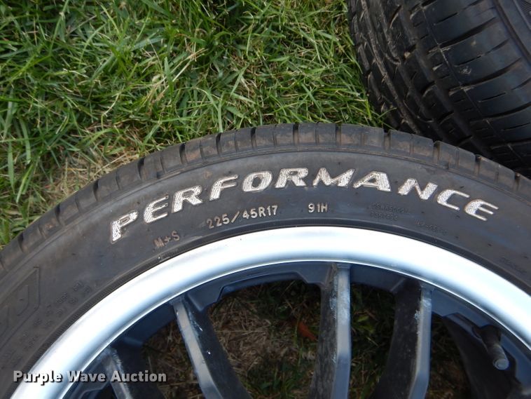 image for item FI9659 (4) Douglas Performance 225/45R17 tires and wheels