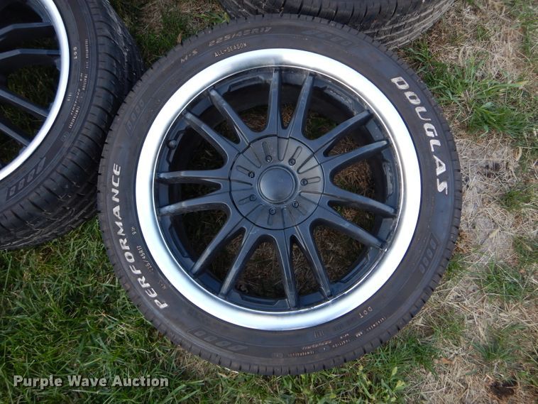 image for item FI9659 (4) Douglas Performance 225/45R17 tires and wheels